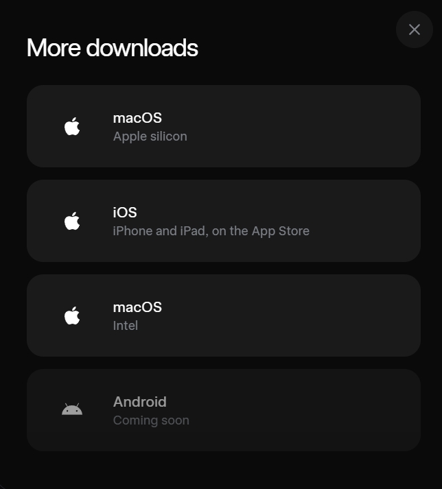 More downloads